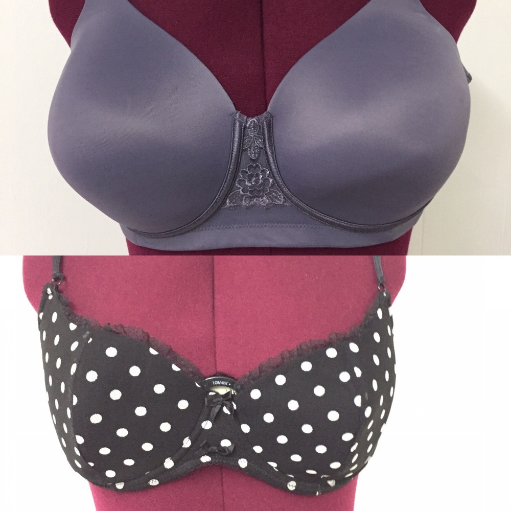 2 40D Padded Bras VANITY FAIR